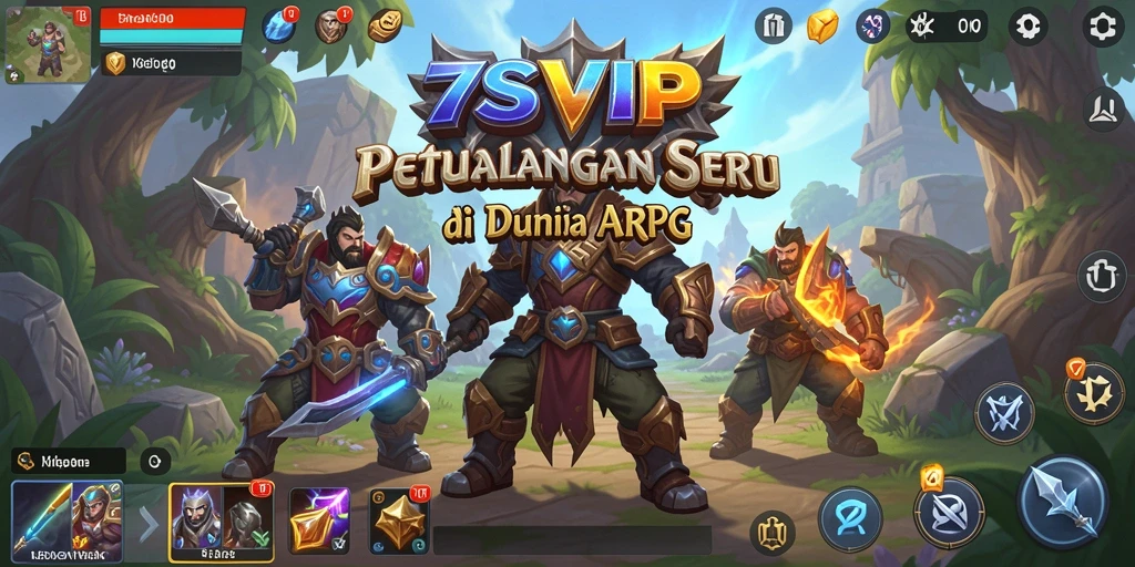 Tampilan menarik dari gameplay ARPG di 7SVIP.