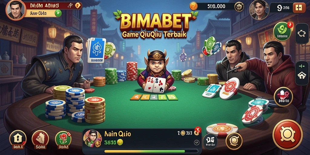 Screenshot gameplay QiuQiu yang menarik dan menantang.