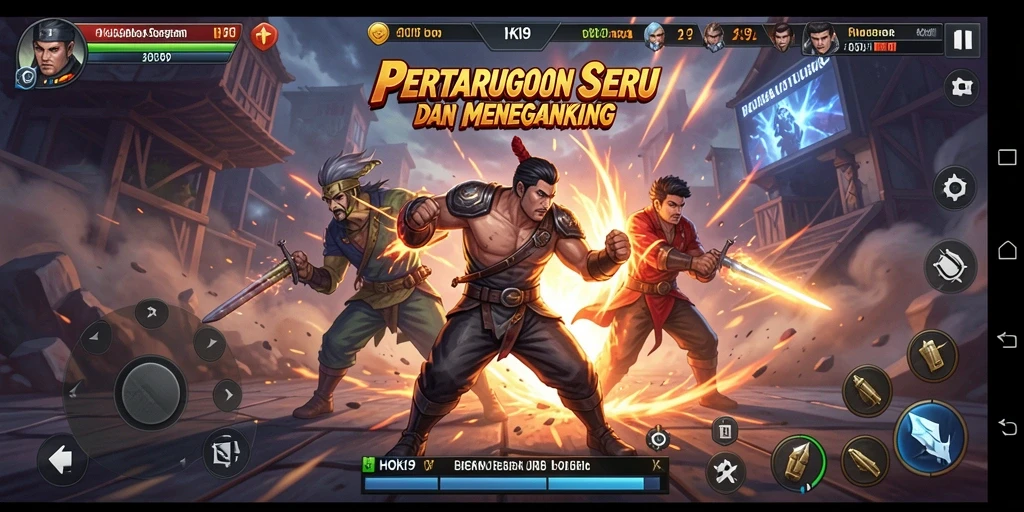 Tampilan gameplay HOKI9 yang seru dan dinamis.
