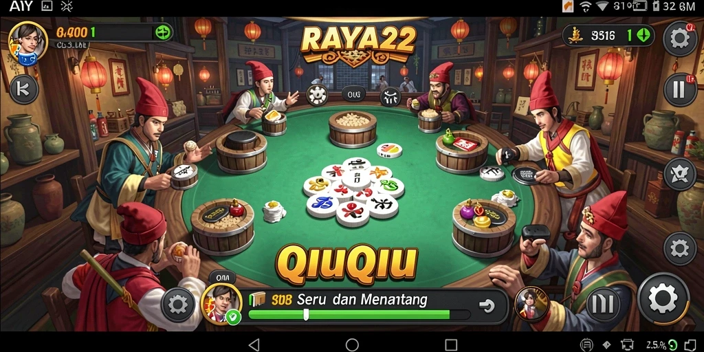 Tampilan gameplay seru RAYA22 dengan grafis mengagumkan.