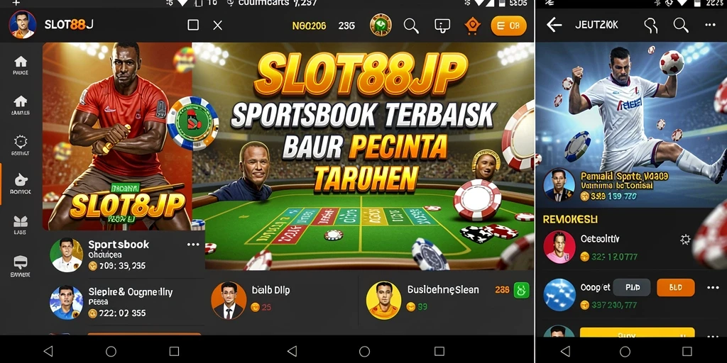 Tampilan gameplay menarik dari SLOT88JP dalam taruhan olahraga.