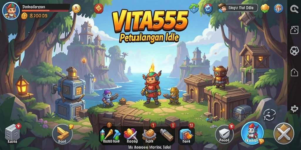 Tampilan gameplay VITA555 yang menarik dan interaktif.